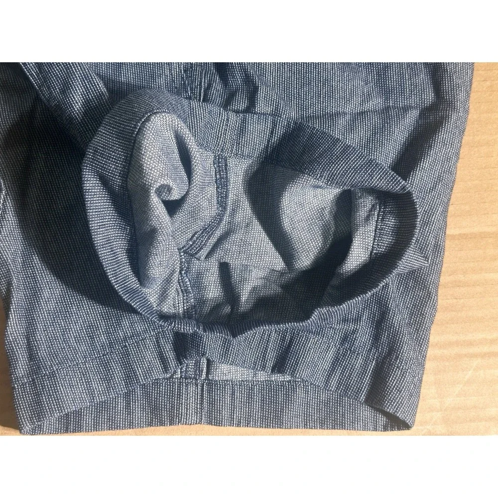 J. Crew 100% Linen Flex Blue Chino Shorts Men's Size 30  |  7 Inseam